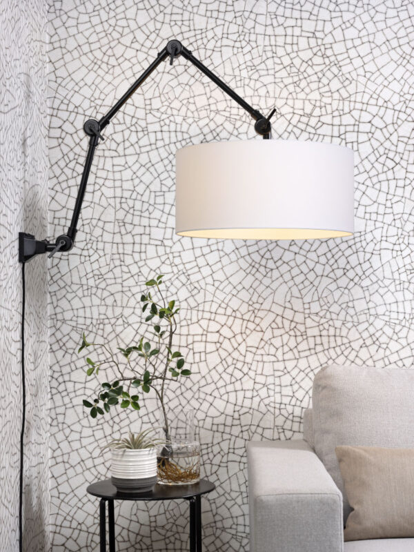 Witte retro metalen wandlamp It's About RoMi Amsterdam - Image 5
