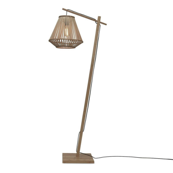 Vloerlamp bamboe lantaarn naturel GOOD&MOJO Merapi