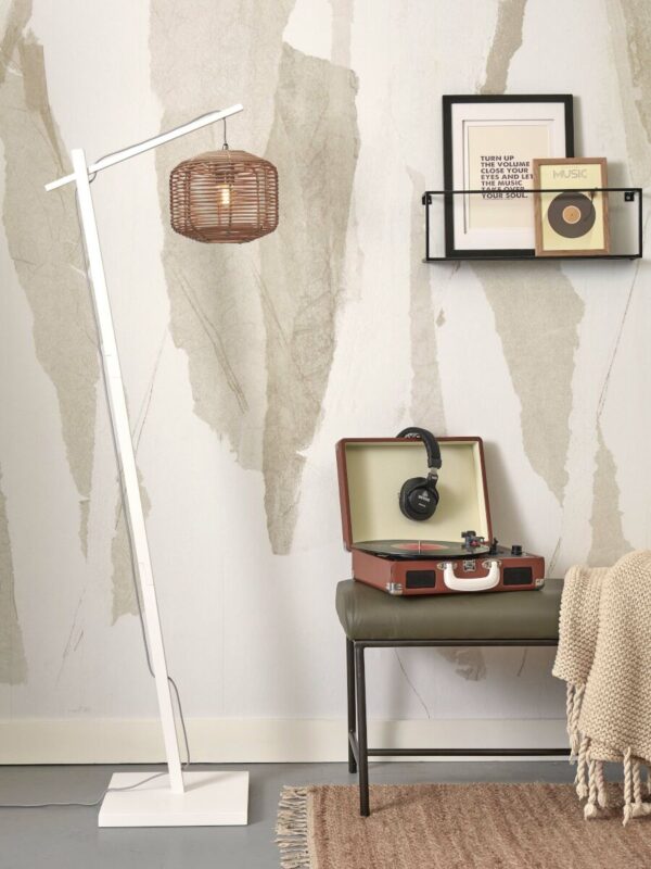 Vloerlamp naturel rotan bohemian bamboe GOOD&MOJO Tanami - Image 5