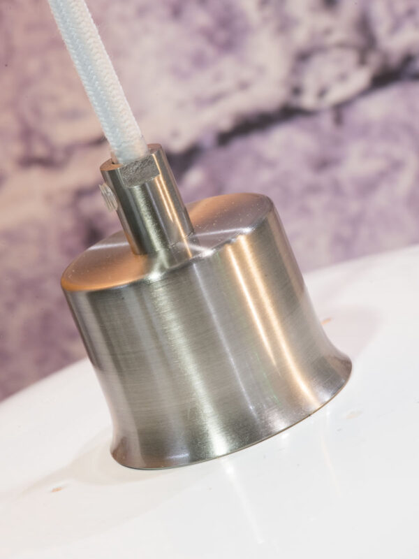 Witte hanglamp plat metaal/bamboe GOOD&MOJO Mekong - Image 4