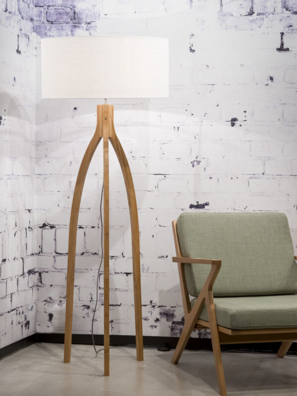 Witte vloerlamp kruk klein GOOD&MOJO Annapurna - Image 5