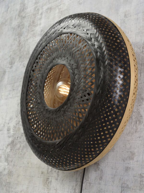 Zwarte bohemian wandlamp rond GOOD&MOJO Palawan - Image 6