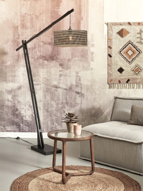 Bohemian vloerlamp naturel zwart bamboe GOOD&MOJO Java - Image 5