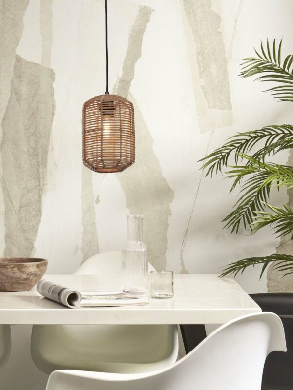 Rotan naturel boheemse metalen hanglamp GOOD&MOJO Tanami - Image 2