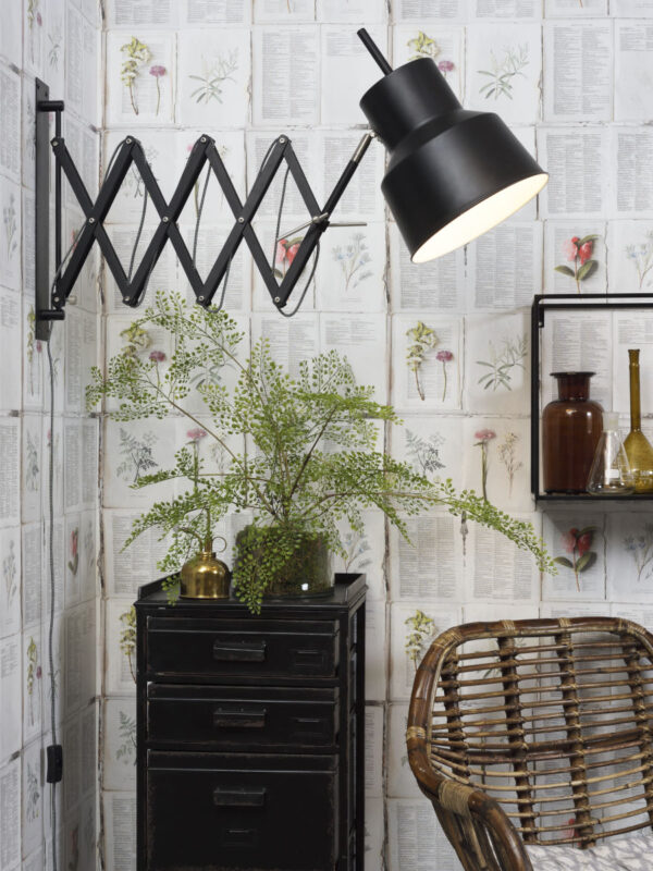 Schaar wandlamp zwart industrieel It's About RoMi Belfast - Image 2