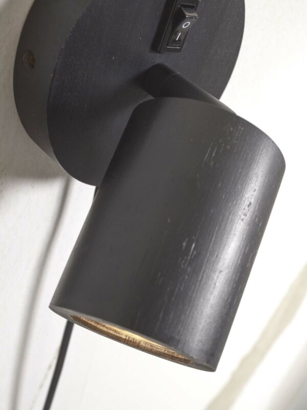 Bamboe bohemian zwarte wandlamp GOOD&MOJO Java - Image 8