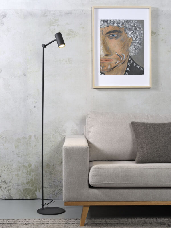 Retro zwart metalen vloerlamp It's About RoMi Montreux - Image 2