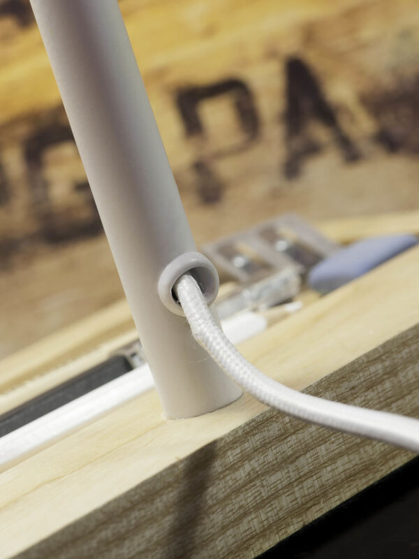 Metalen witte retro tafellamp It's About RoMi Cambridge - Image 4