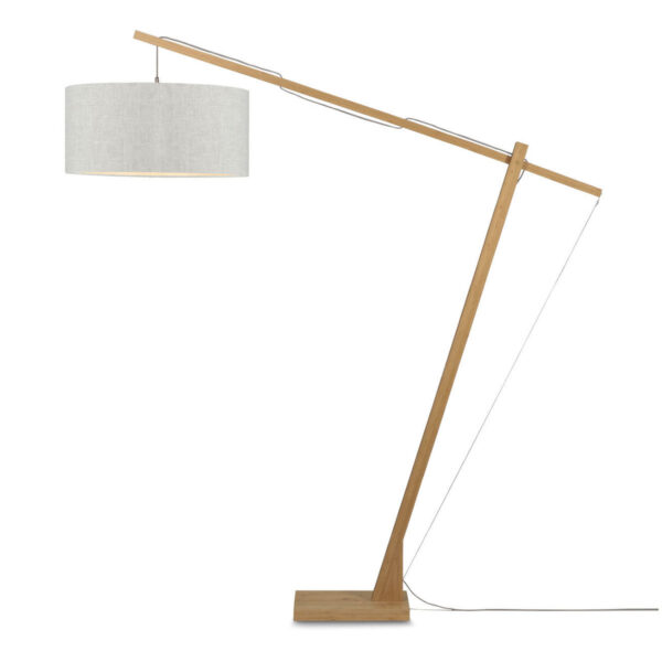 Vloerlamp bamboe grijs Scandinavisch GOOD&MOJO Montblanc