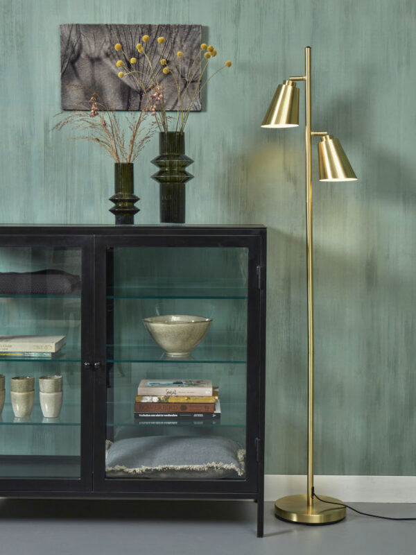 Draaibare 2-lichts vloerlamp goud It's About RoMi Bremen - Image 5