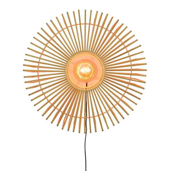 Bamboe naturel bohemian wandlamp GOOD&MOJO Bromo
