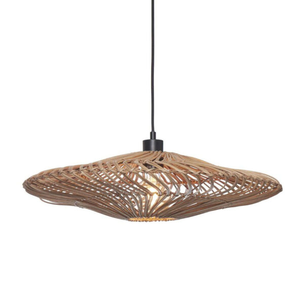Ronde bohemian hanglamp naturel rotan GOOD&MOJO Zanzibar