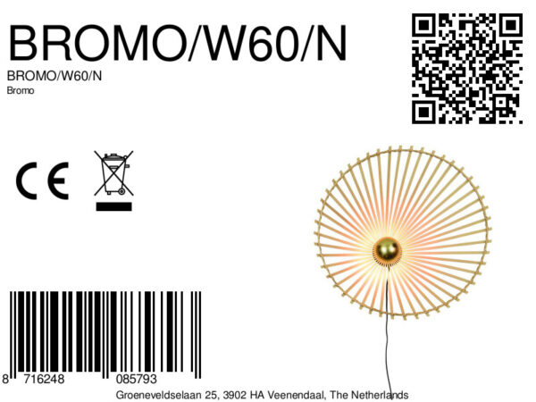 Zwarte-naturel bamboe bohemien wandlamp GOOD&MOJO Bromo - Image 11