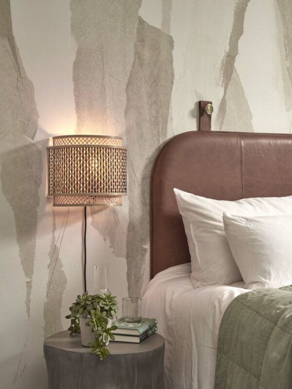 Bamboe bohemian wandlamp naturel zwart GOOD&MOJO Bhutan - Image 5
