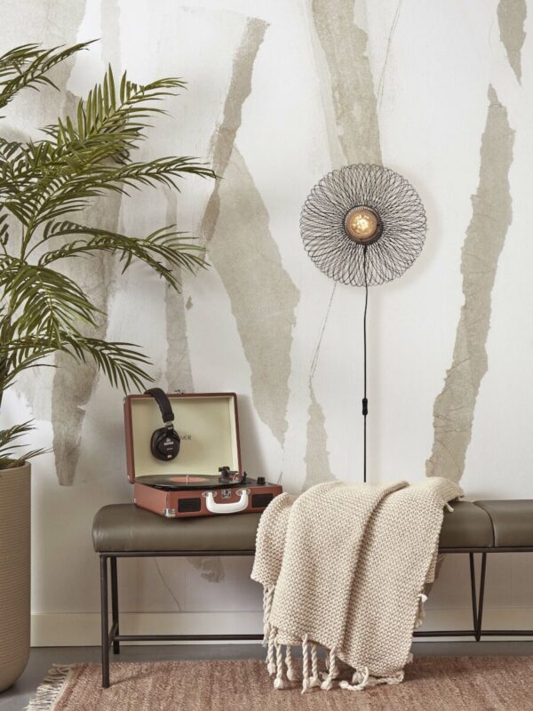 Zwarte wandlamp bamboe metaal bohemian GOOD&MOJO Cango - Image 10