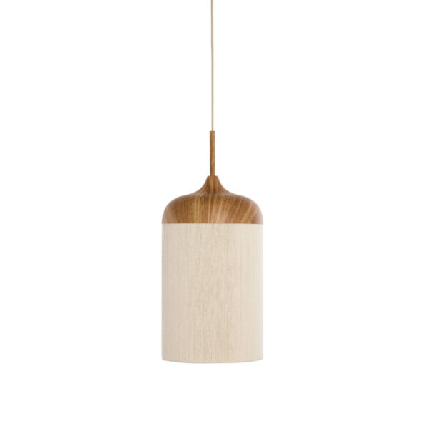 Hanglamp naturel/beige bekervorm katoendraad Light & Living Dania