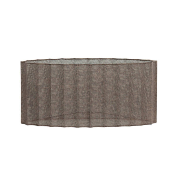 Geplooide lampenkap ovaal bruin Light & Living Disli