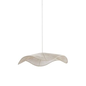 Organische hanglamp beige katoendraad Light & Living Rafa