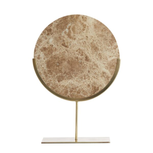 Ornament op voet 35x10x51,5 cm MORENO marmer bruin - Image 6