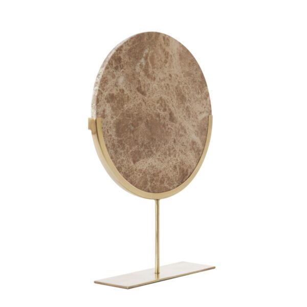 Ornament op voet 35x10x51,5 cm MORENO marmer bruin - Image 7