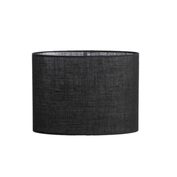 Jute lampenkap zwart ovaal Light & Living Sendai