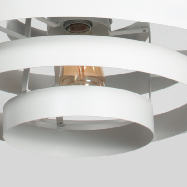 Scandinavische witte hanglamp ringen Steinhauer Halo Cirque - Image 5