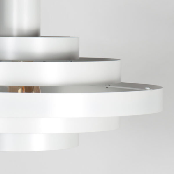 Scandinavische witte hanglamp ringen Steinhauer Halo Cirque - Image 4