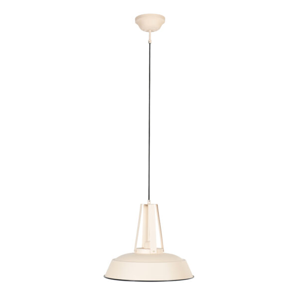 Cremekleurige trendy hanglamp Mexlite Eden - Ø 42cm - Image 9
