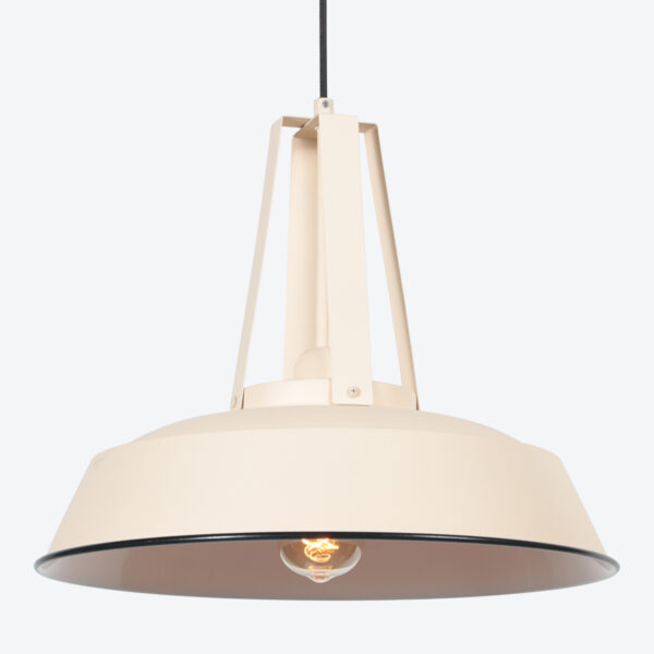 Cremekleurige trendy hanglamp Mexlite Eden - Ø 42cm - Image 16