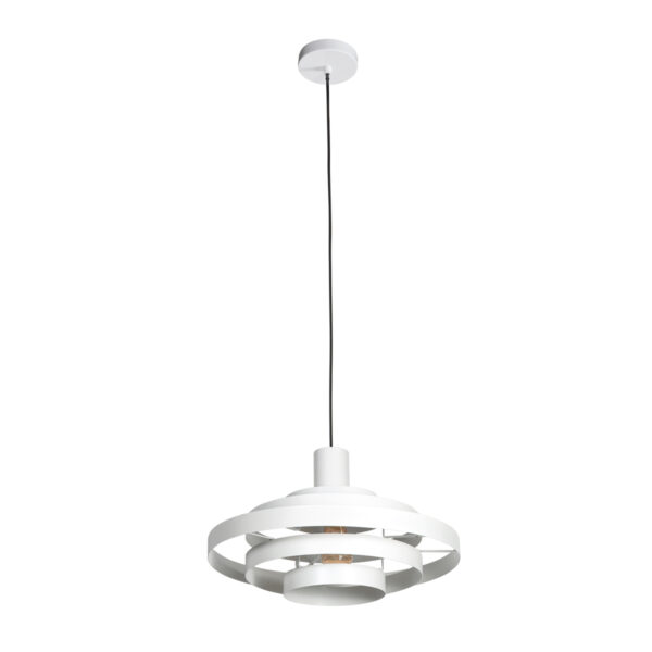 Scandinavische witte hanglamp ringen Steinhauer Halo Cirque - Image 2