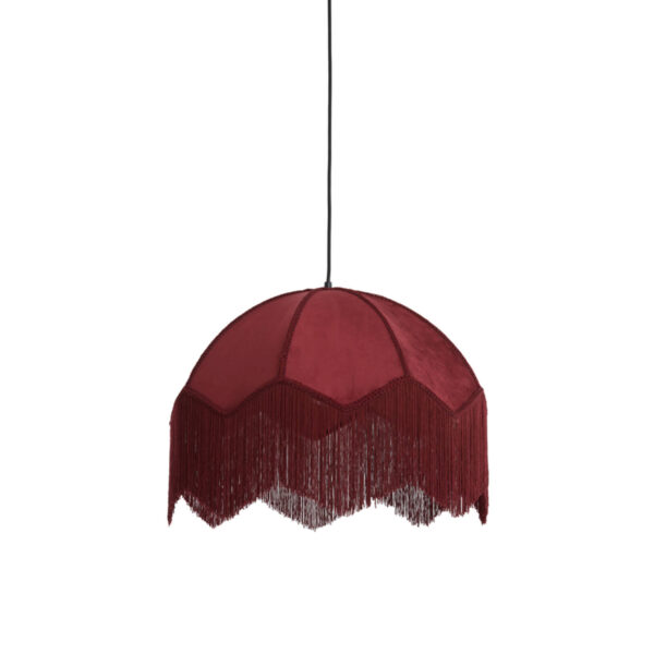 Vintage hanglamp groen velvet Light & Living Malacia