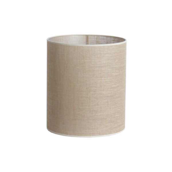 Bruine hoge lampenkap jute Light & Living Sendai