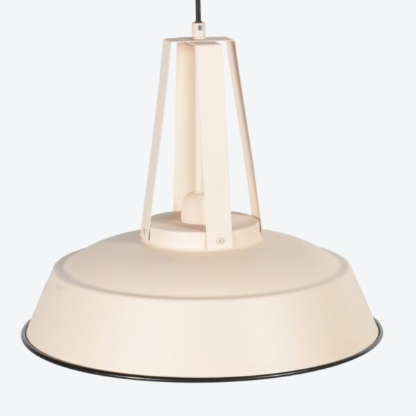 Cremekleurige trendy hanglamp Mexlite Eden - Ø 42cm - Image 4
