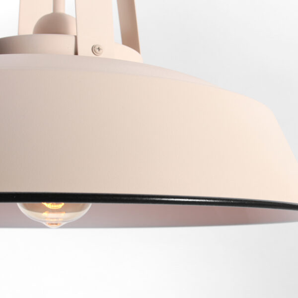 Cremekleurige trendy hanglamp Mexlite Eden - Ø 42cm - Image 10