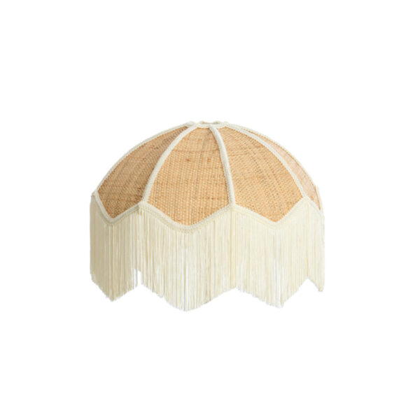 Raffia vintage beige lampenkap Light & Living Malacia