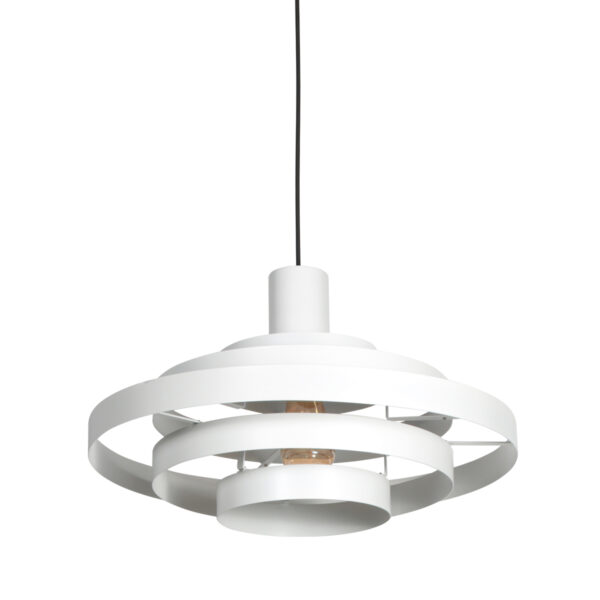 Scandinavische witte hanglamp ringen Steinhauer Halo Cirque