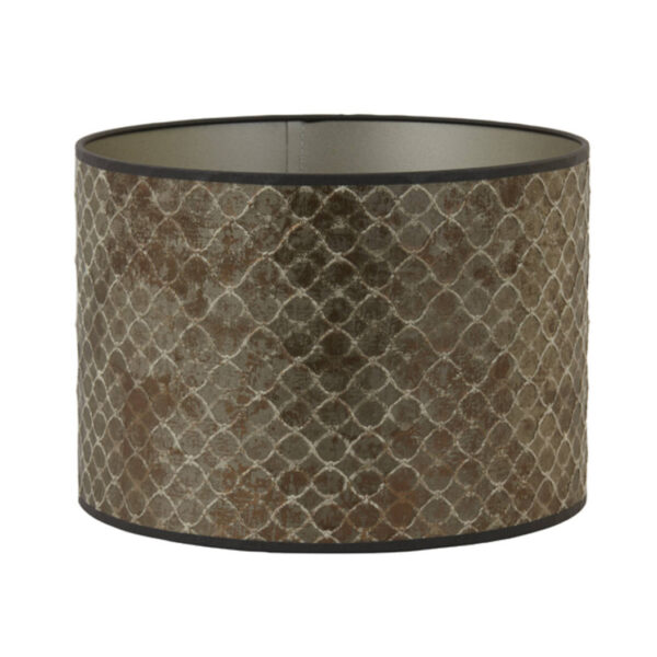 Goudbruine lampenkap velours cilinder Light & Living Elodi