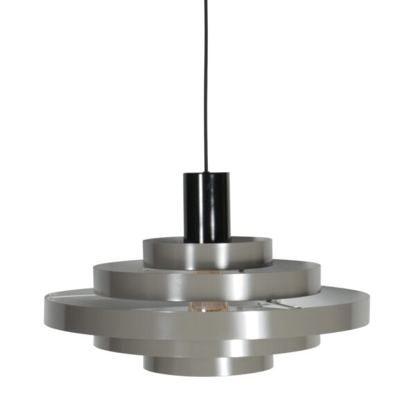 Grijze hanglamp open ringstructuur Steinhauer Halo Cirque