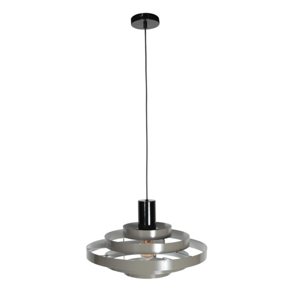Grijze hanglamp open ringstructuur Steinhauer Halo Cirque - Image 7
