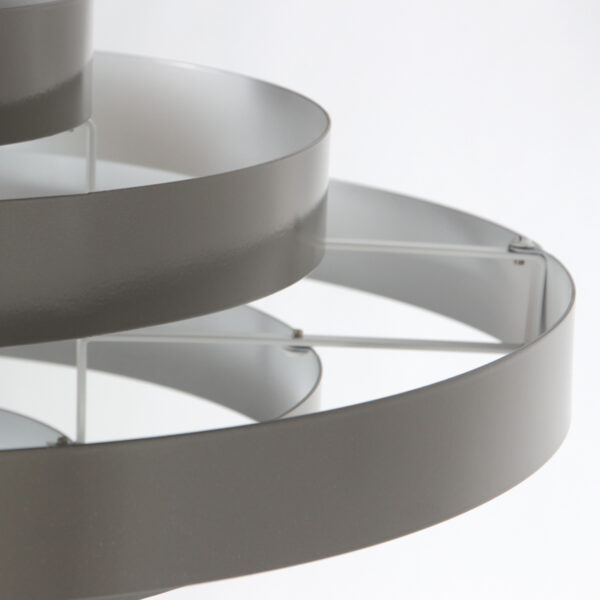 Grijze hanglamp open ringstructuur Steinhauer Halo Cirque - Image 6