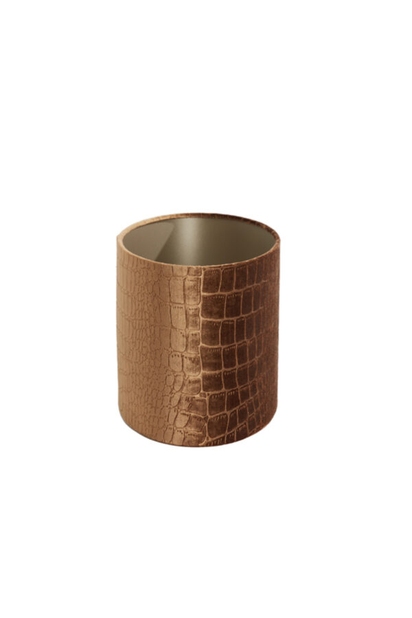 Lampenkap krokodillenmotief bruin Light & Living Praya - H 22 cm - Image 4