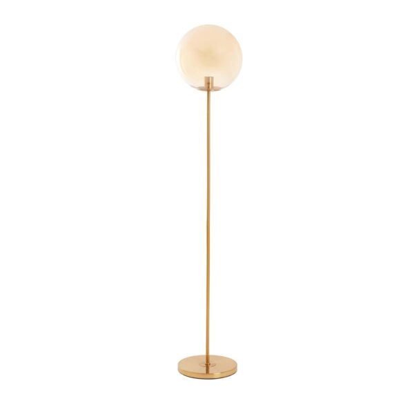 Gouden lampenvoet met bolvormig glas Light & Living Medina - H 160 cm