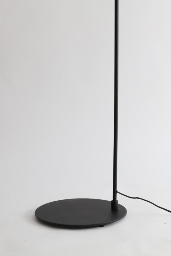 Zwarte vloerlamp met kap cilindrisch Light & Living Aleso - H 138 cm - Image 4