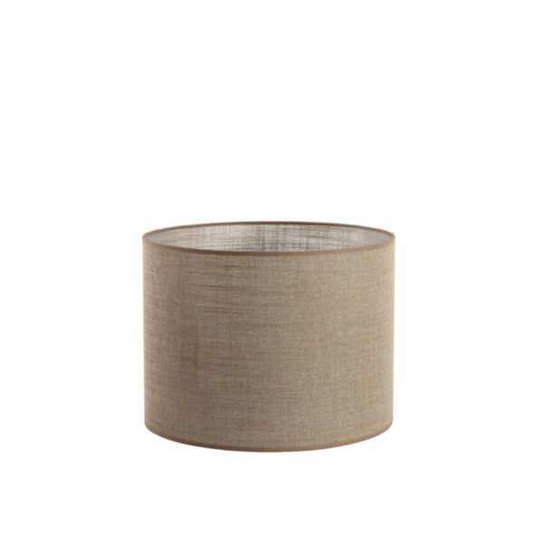 Cilindervormige stoffen lampenkap beige Light & Living Caden - Ø 40 cm