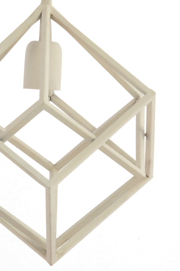 Witte geometrische hanglamp modern Light & Living Drizella - Ø 26 cm - Image 3