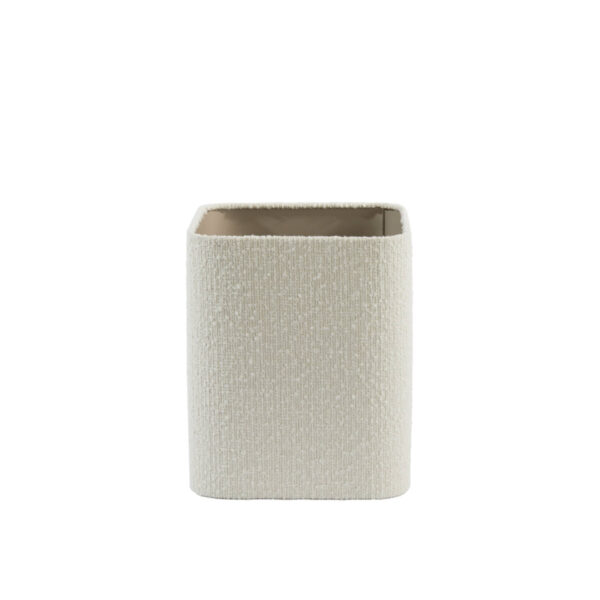 Stoffen lampenkap crème vierkant Light & Living Bolero - H 30 cm