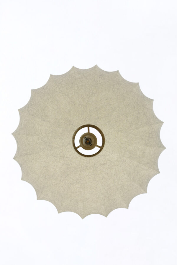 Crèmekleurige ronde hanglamp met textielkap Light & Living Fay - Ø 50 cm - Image 7