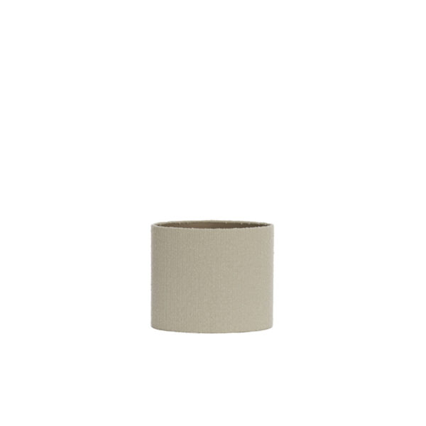Beige cilindervormige lampenkap voor sfeer Light & Living Bolero - H 25 cm