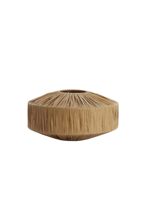 Rieten lampenkap natuurlijk bruin Light & Living Biljana - Ø 31 cm - Image 2