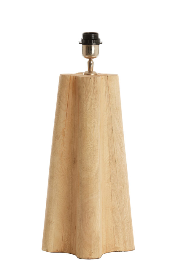 Houten lampvoet conisch vormig Light & Living Navelli - H 40 cm - Image 2